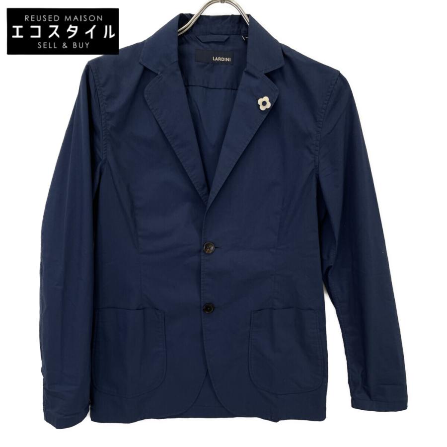LARDINI（ラルディーニ） ネイビー ブートニエール コットン