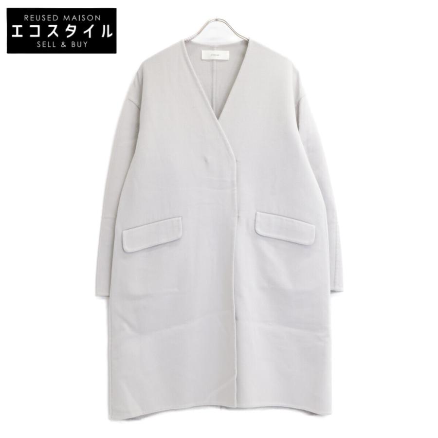 CYCLAS シクラス 1-06-06-2045 ウール×カシミヤ フックボタン ロング 