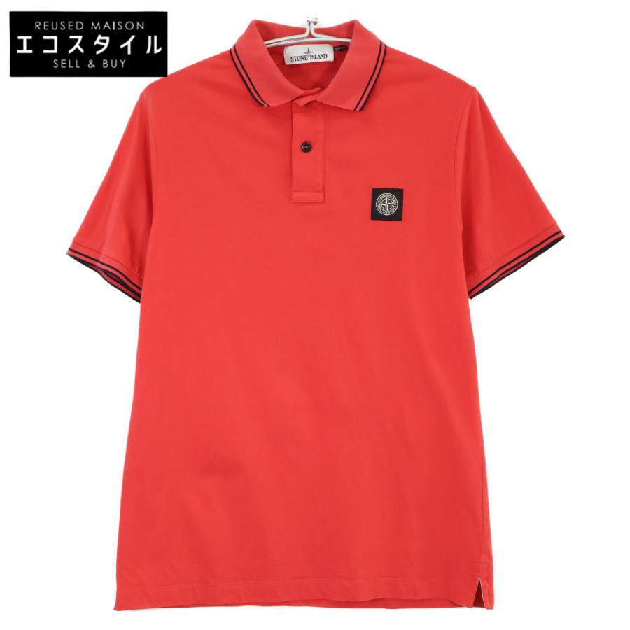 STONE ISLAND ストーンアイランド 鹿の子 スリムフィット スクエアロゴ 