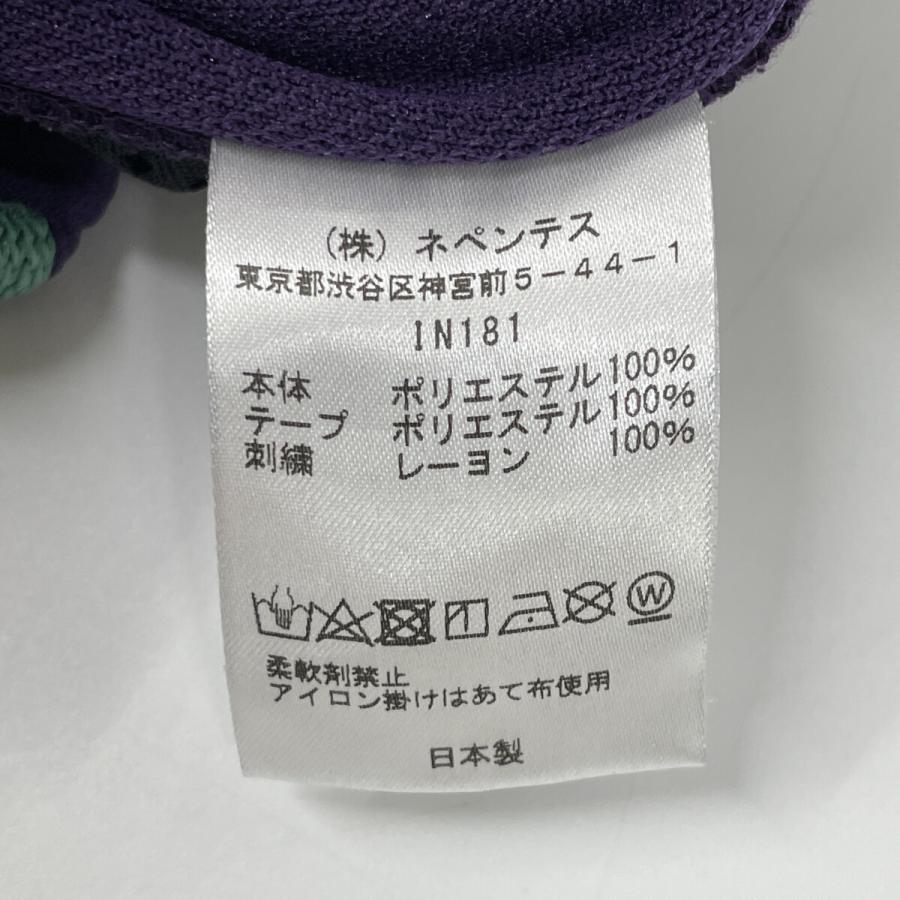 needles ニードルズ IN181 パープル パピヨン刺繍 トラックパンツ