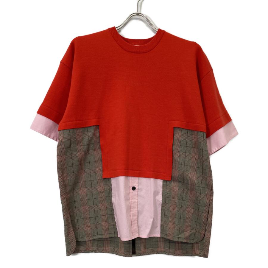 ENFOLD（エンフォルド） 24AW 300HA470-1110 レッド ウール混 布帛 