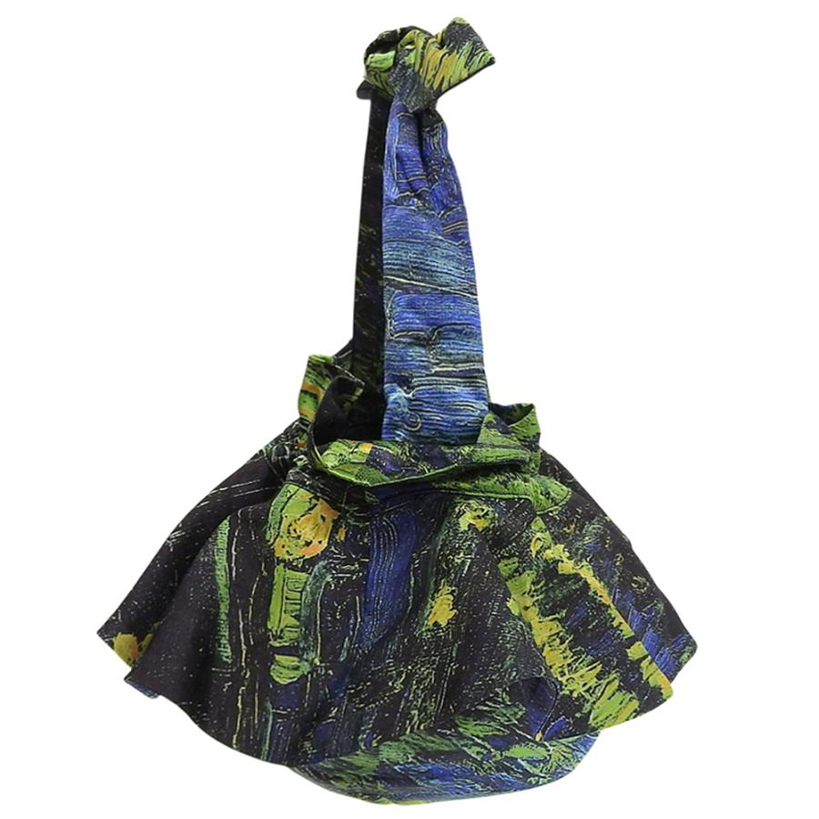ENFOLD（エンフォルド） 美品 レーヨン GOGH Starry Night Drawstring 