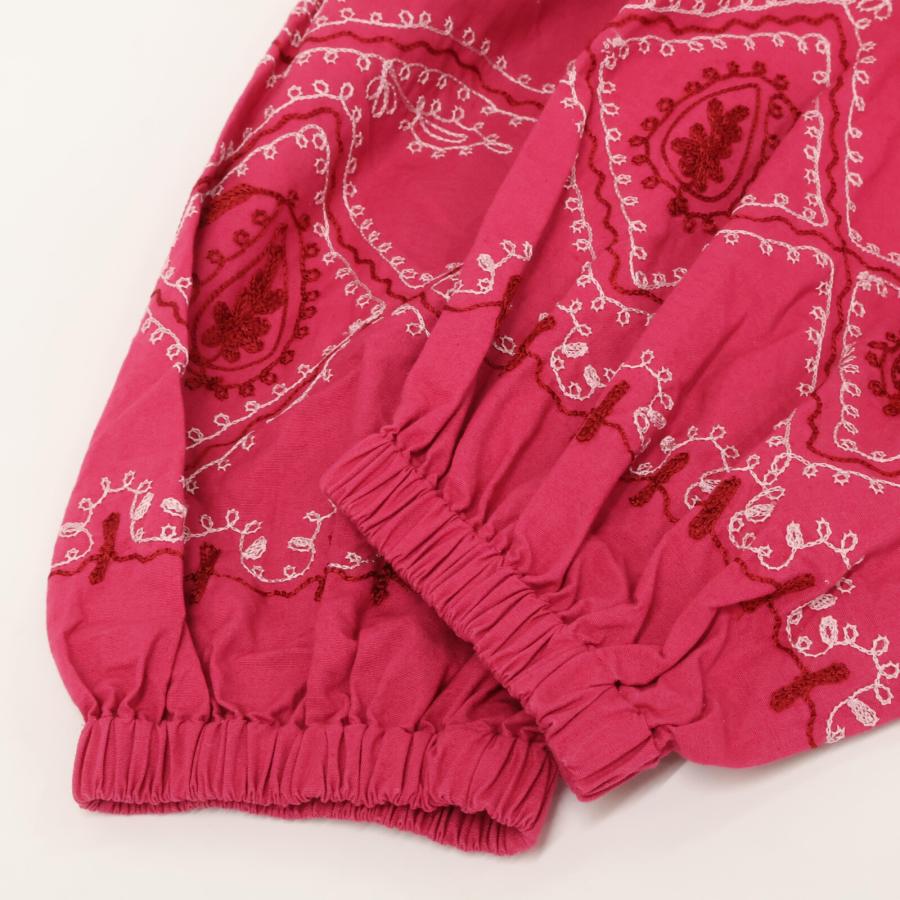SARA MALLIKA サラ マリカ ピンク Cotton Linen Diamond Aari