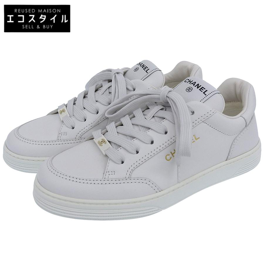 CHANEL（シャネル） 未使用 ココマーク エンボスロゴ レザーローカット