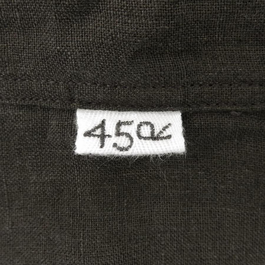 美品 45R フォーティファイブ アール インドリネンの四角シャツ トップス レディース ブラウン 70530122_4