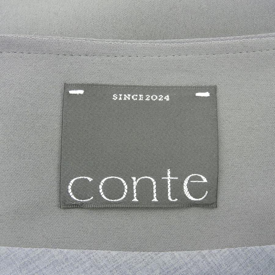 美品 conte コンテ タック ノースリーブ オールインワン レディース  