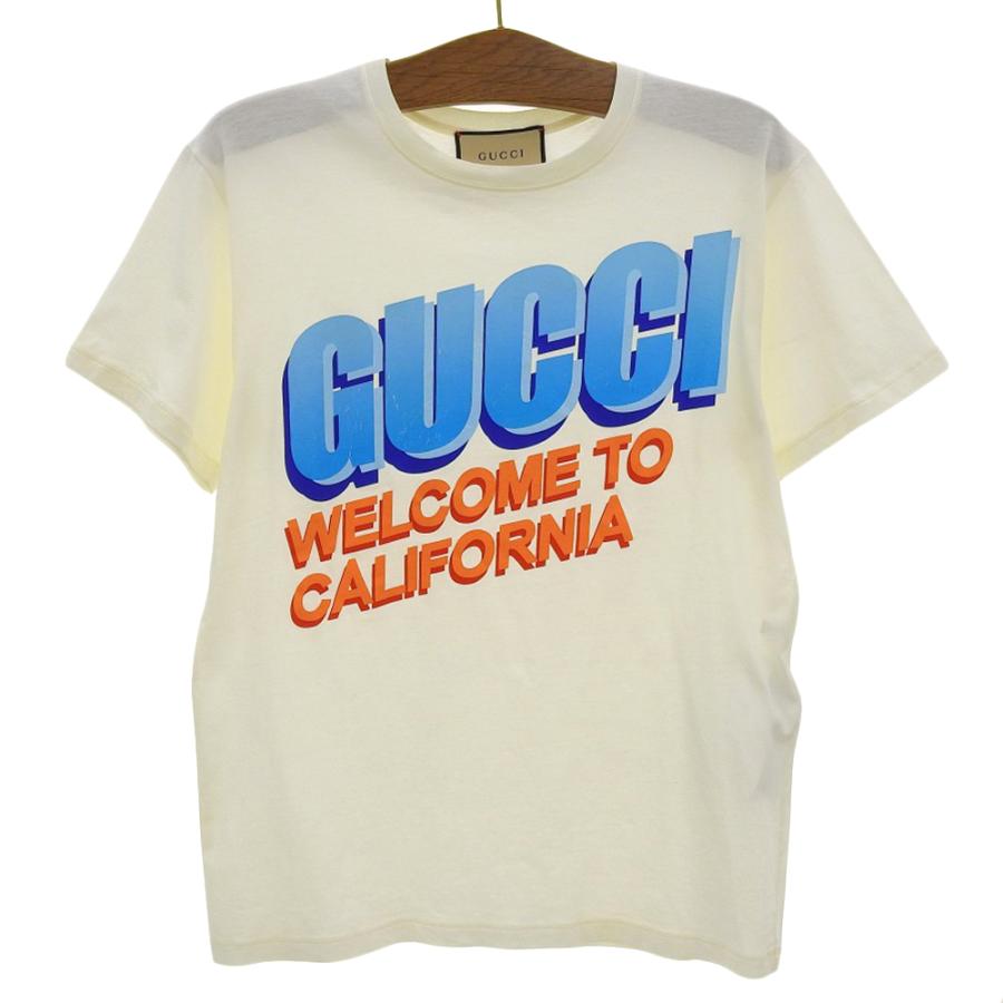 GUCCI（グッチ） コットン フロントロゴ クルーネック ショート