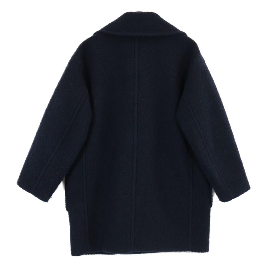 MACPHEE ボンディングダブルブレストコート Pコート　ネイビー　36 MACPHEE（マカフィー） 美品 24年製 12-08-44-08431 ブークレー