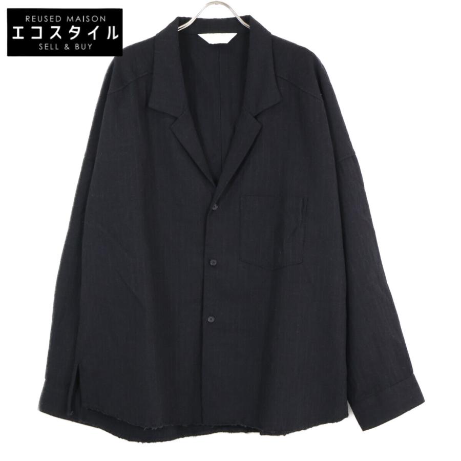 新品同様/25AW ANCELLM アンセルム ANC-SH73-A WASH WOOL TAILORED