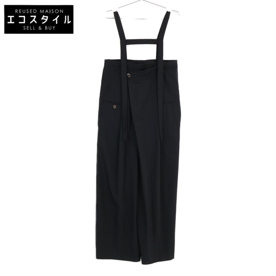 ENFOLD（エンフォルド） 25AW 300IA233-0981 ブラック ウール混 STRAP