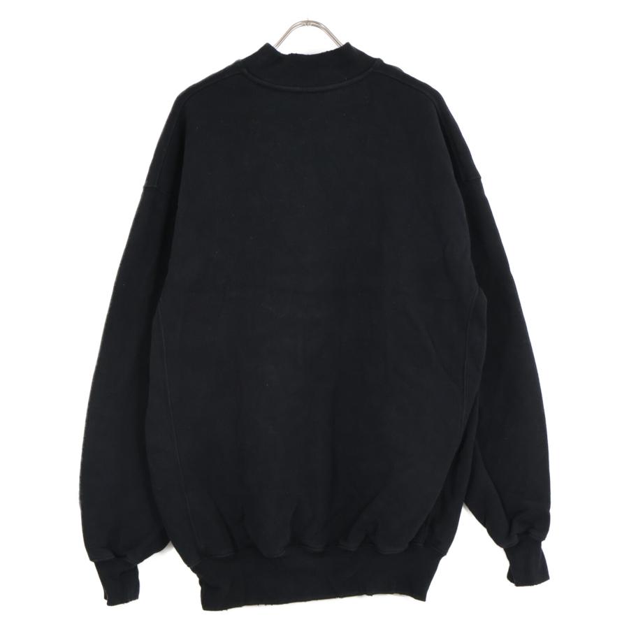 国内正規 BALENCIAGA バレンシアガ 652981 UNIFIT FREEワッペン ダメージ加工 モックネック スウェットシャツ XXS メンズ_2