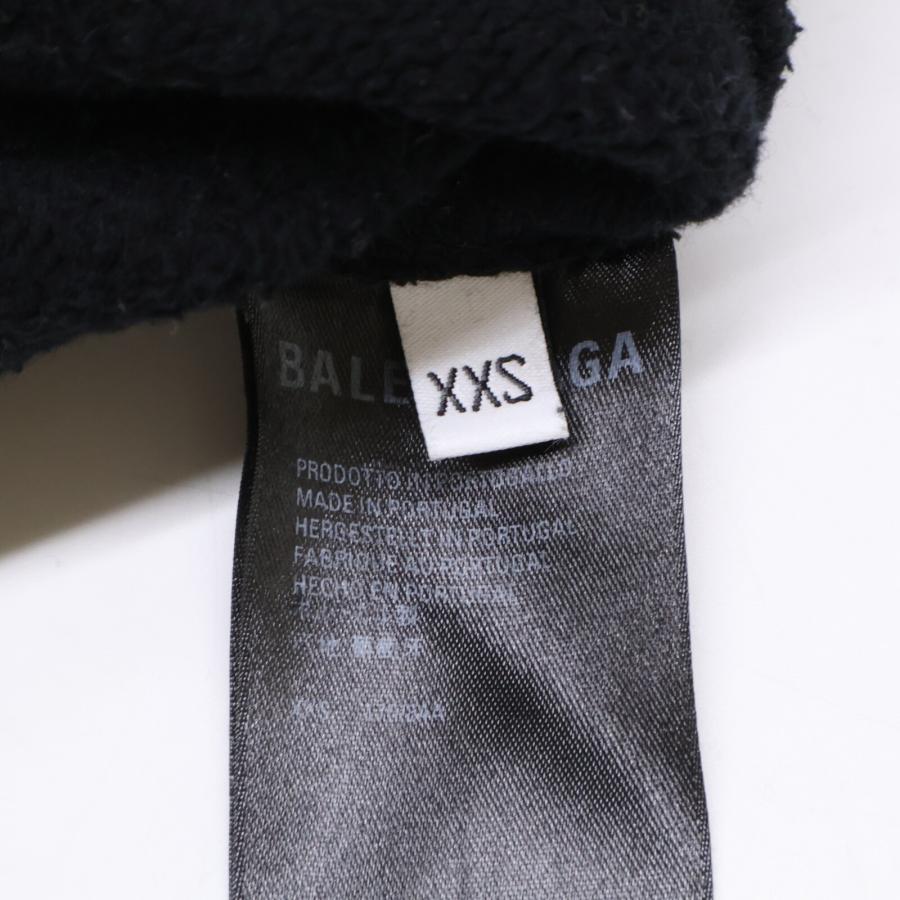 国内正規 BALENCIAGA バレンシアガ 652981 UNIFIT FREEワッペン ダメージ加工 モックネック スウェットシャツ XXS メンズ_4