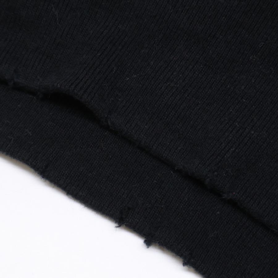 国内正規 BALENCIAGA バレンシアガ 652981 UNIFIT FREEワッペン ダメージ加工 モックネック スウェットシャツ XXS メンズ_8