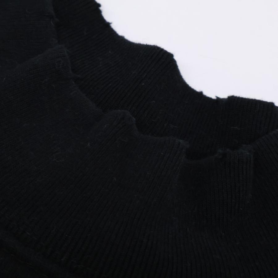 国内正規 BALENCIAGA バレンシアガ 652981 UNIFIT FREEワッペン ダメージ加工 モックネック スウェットシャツ XXS メンズ_9