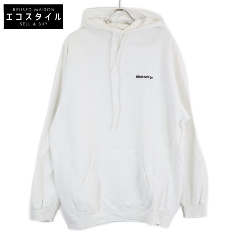 BALENCIAGA バレンシアガ アイラブユープルオーバーパーカー578135 BALENCIAGA（バレンシアガ） 国内正規/ 578135 BBロゴ刺繍 プル