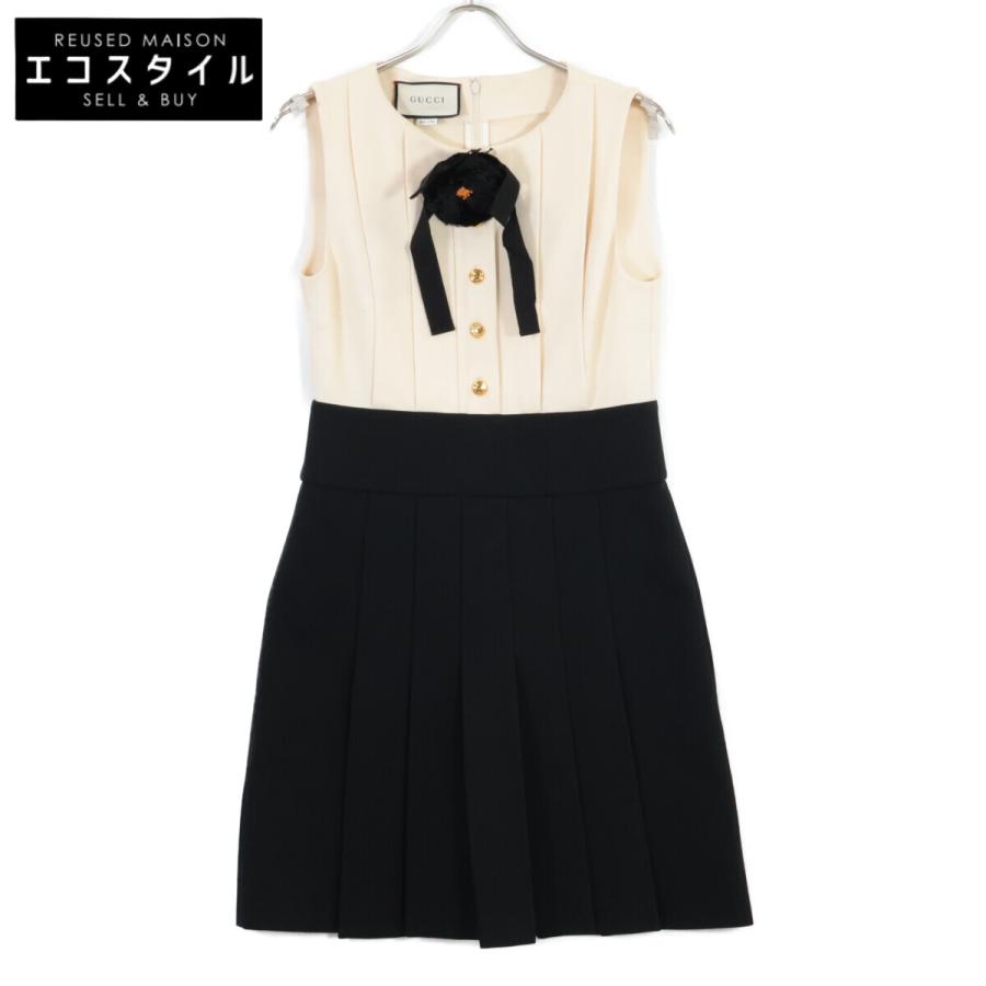 GUCCI（グッチ） 国内正規/ 546486 コサージュ付 プリーツ
