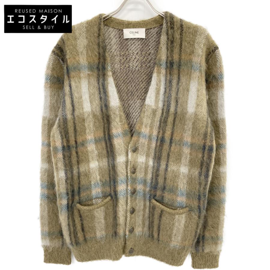CELINE（セリーヌ） 20AW 2A32J204L カーキ ブラッシュドモヘア
