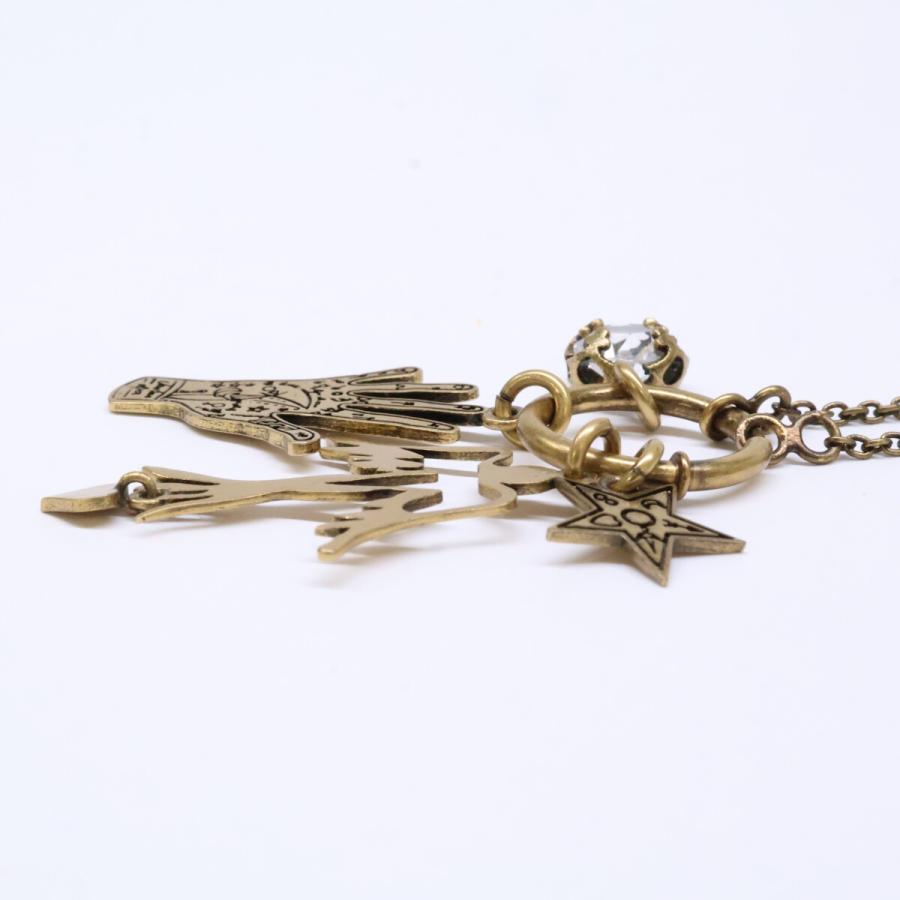 DIOR ディオール crystal palm reading dove charm マルチチャーム 
