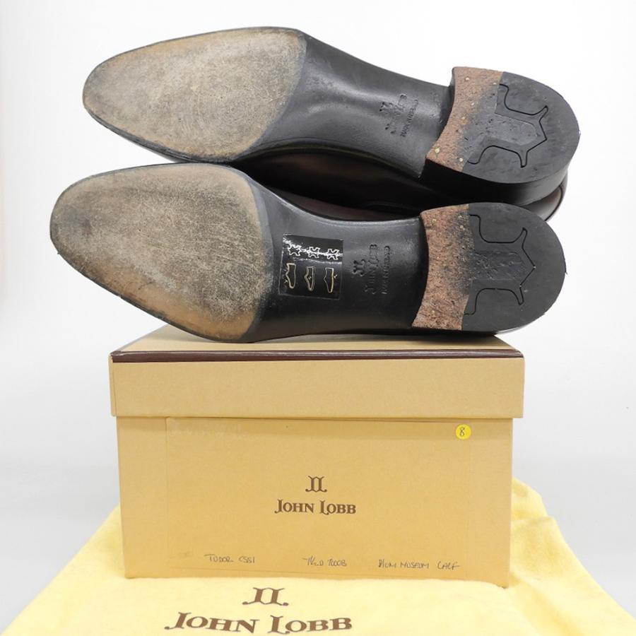 最終価格 ジョンロブ JOHN LOBB TUDOR 8D JOHN LOBB（ジョンロブ） プラムミュージアムカーフ TUDOR チューダー