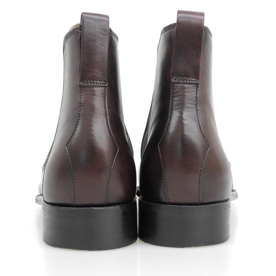 JOHN LOBB バーガンディー サイドゴアブーツ JOHN LOBB（ジョンロブ） プラムミュージアムカーフ TUDOR チューダー