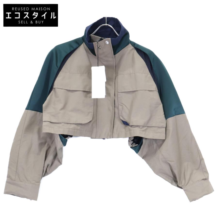 sacai（サカイ） 22SS 05913 グログラン ミックス ジャケット カーキ系 