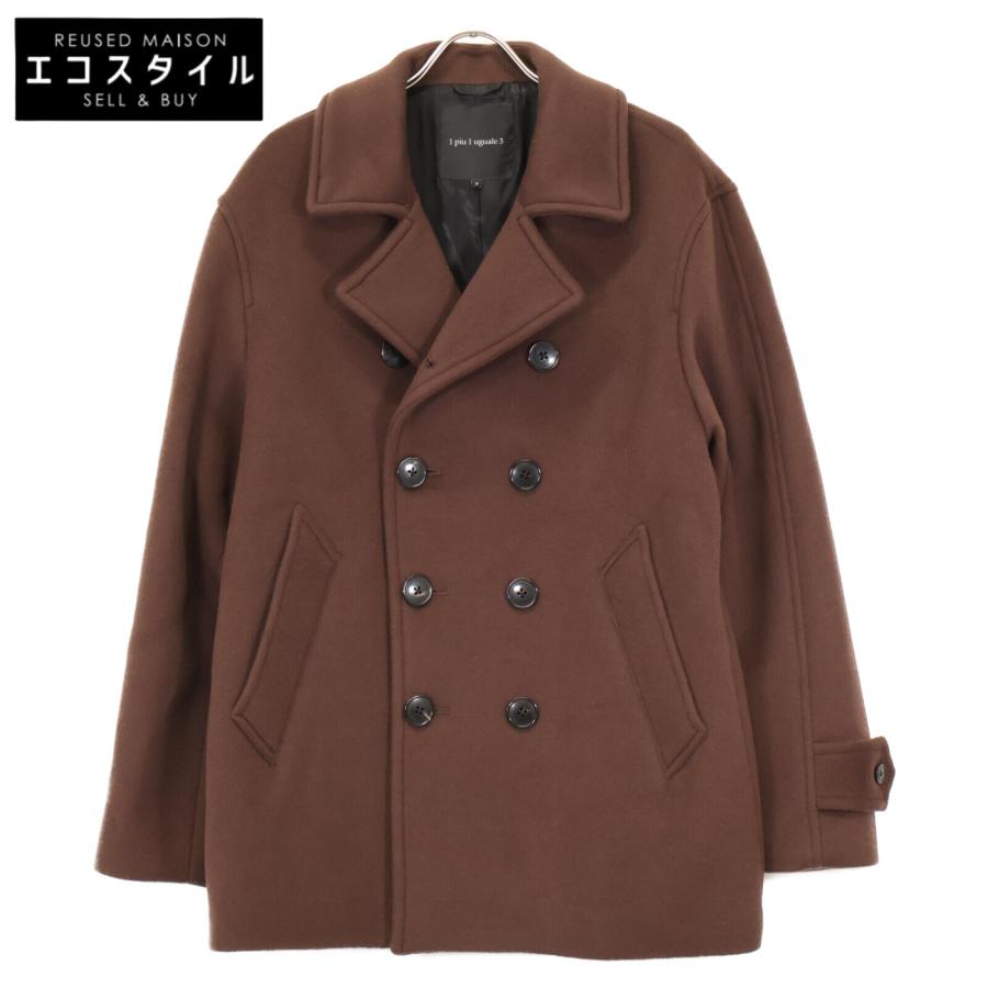 1piu1uguale3 ウノピゥウノウグァーレトレ コート V ブラウン メンズ 1piu1uguale3 ウノピゥウノウグァーレトレ MRC149 ブラウン P COAT P
