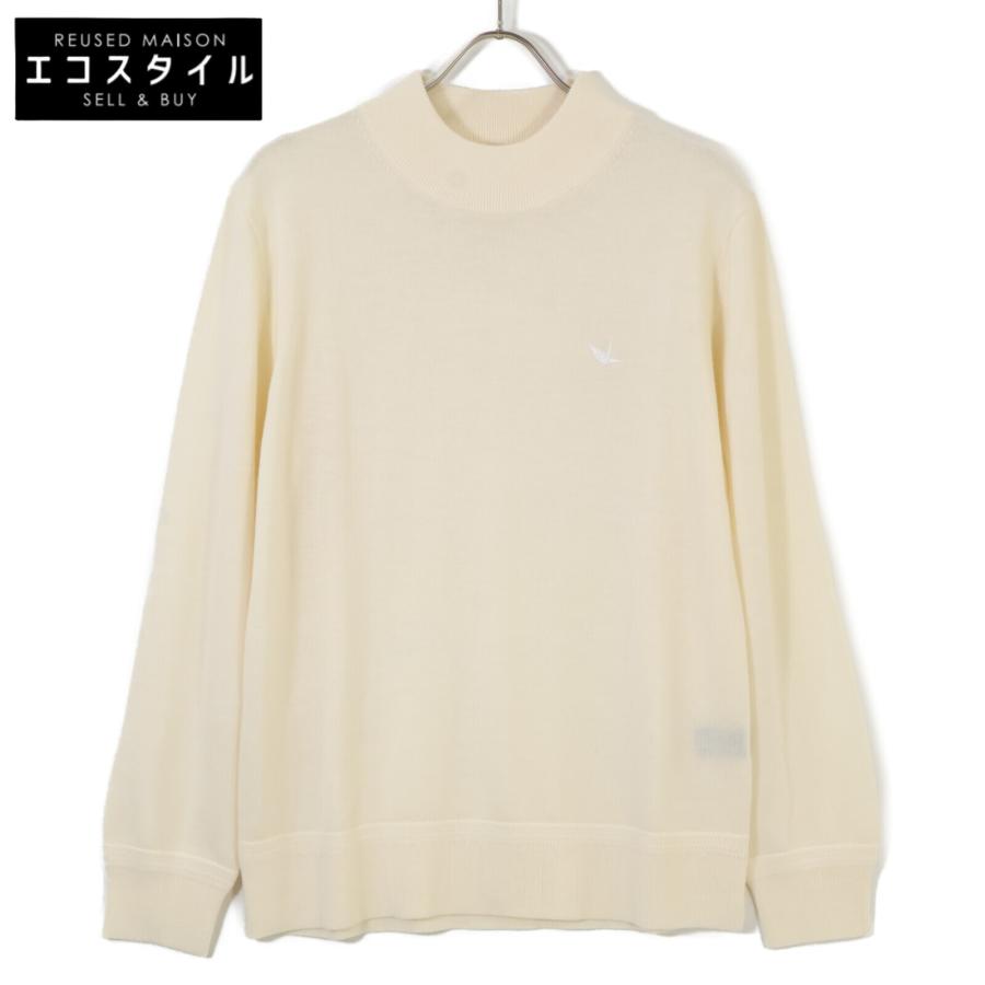 美品 1piu1uguale3 ウノピゥウノウグァーレトレ MRK279 MOCK NECK KNIT