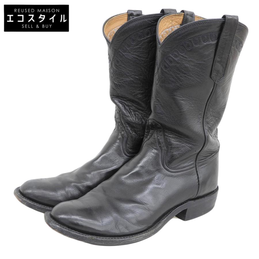 Rios of Mercedes ウエスタンブーツ 9D ③ RIOS OF MERCEDES リオスオブメルセデス レザー ローパーブーツ