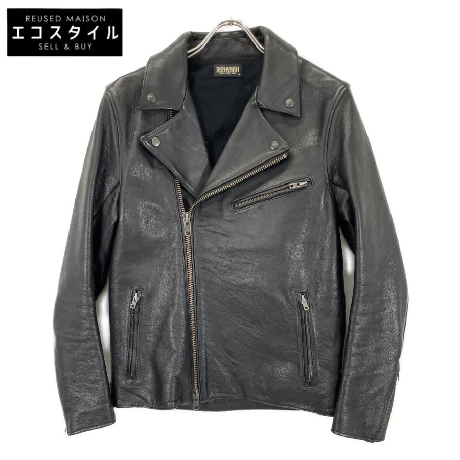 ZEPHYREN ゼファレン レザー ダブルライダース ジャケット M ブラック