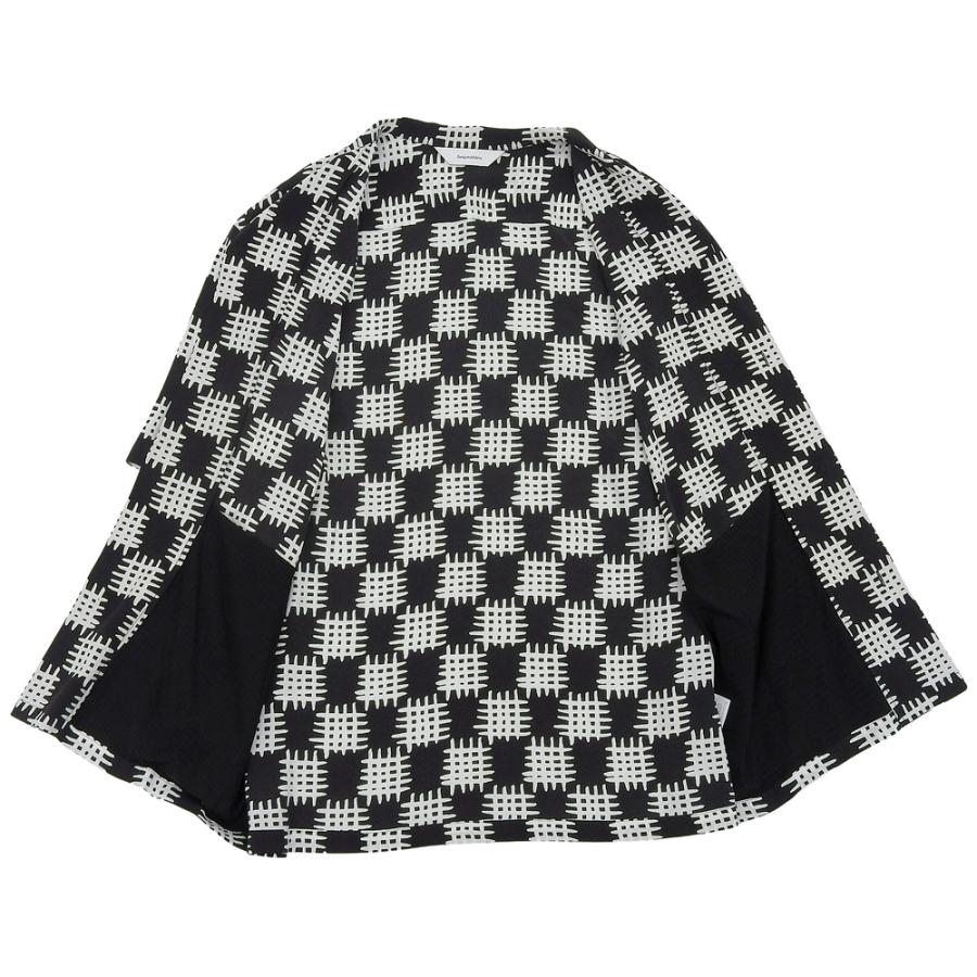 トップス サスクワッチファブリックス DOMAN OPEN COLLAR H/SSHIRT