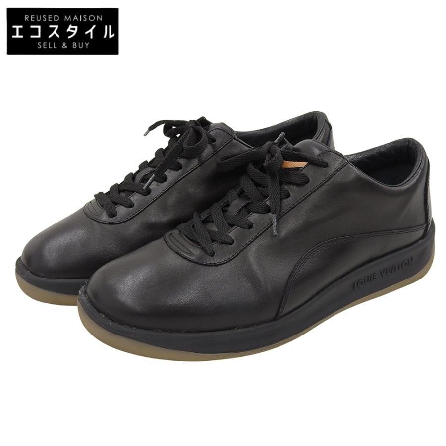 ルイヴィトン　LOUIS VUITTON レザーシューズ LOUIS VUITTON ルイヴィトン レザー ローカットスニーカー シューズ