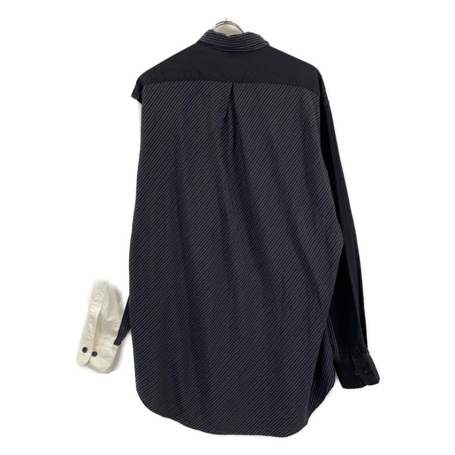 Yohji Yamamoto POUR HOMME HQ-B10-822 ネイビー×ホワイト パッチ