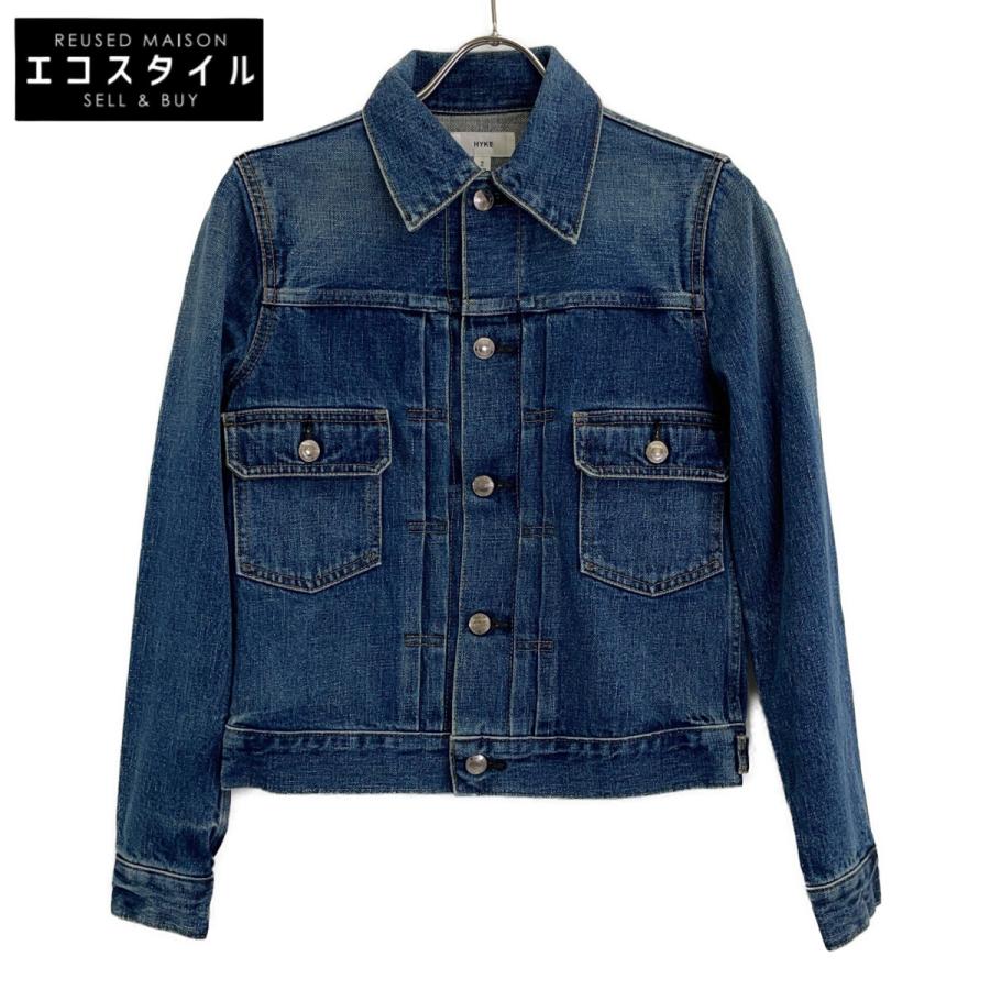 新品同様/ HYKE ハイク 17102-6902 TYPE2 DENIM JACKET デニム