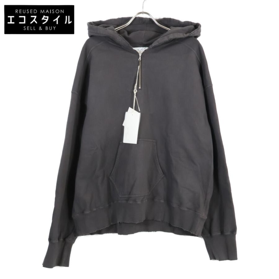 ANCELLM / 25AW/タグ付き/HALF ZIP HOODIE/パーカー/1/ブラック/ANC-CT117// ANCELLM アンセルム 25AW ANC-CT117 フェードブラック HALF ZIP HOODIE