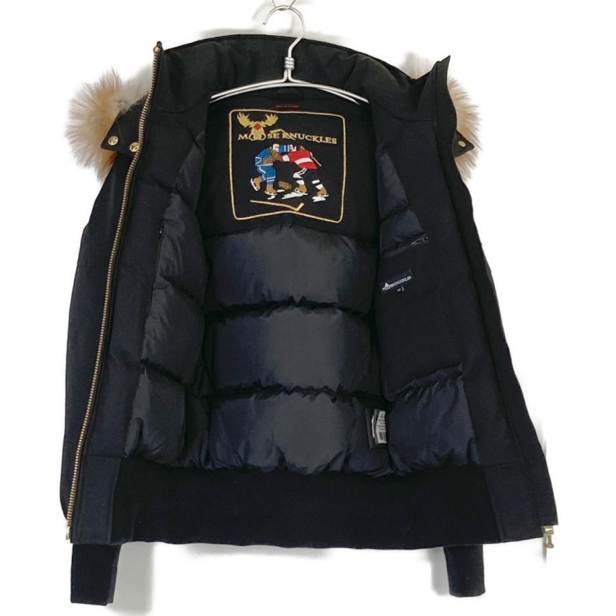 MOOSE KNUCKLES ムースナックルズ ブラック LITTLE RAPIDS BOMBER