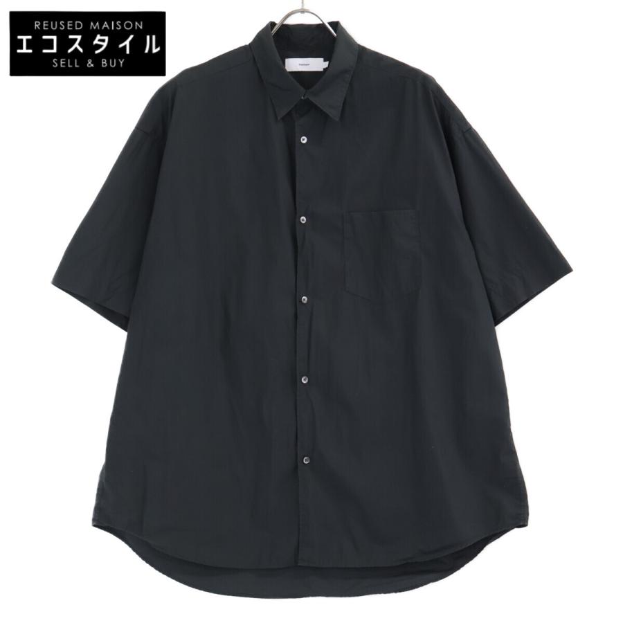 Graphpaper グラフペーパー GM242-50040B ブラック Broad S/S