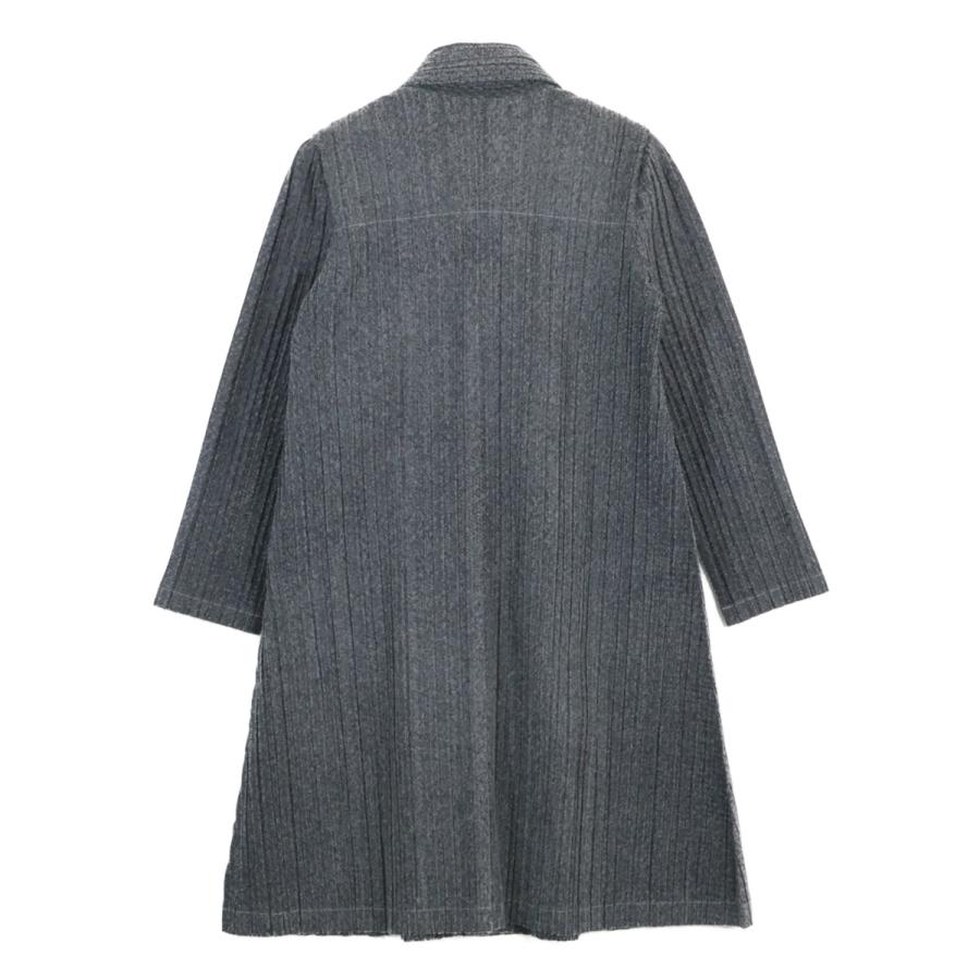 PLEATS PLEASE プリーツプリーズ PP13-JA642 グレー プリーツロングコート グレー 2 コート ポリエステル レディース 中古_2