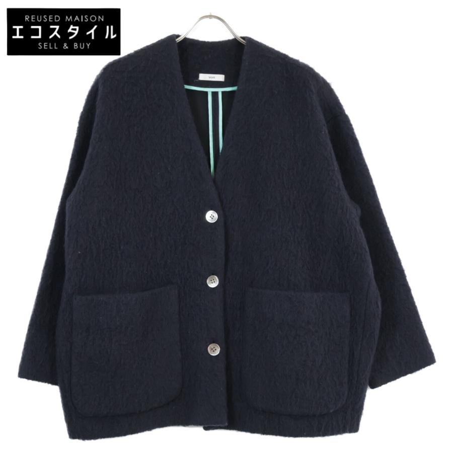 【大人気商品】yori ヨリ ウールモヘアシャギージャケット　カーディガン yori ウールモヘアシャギージャケット ライトピンク ヨリ yori ウール