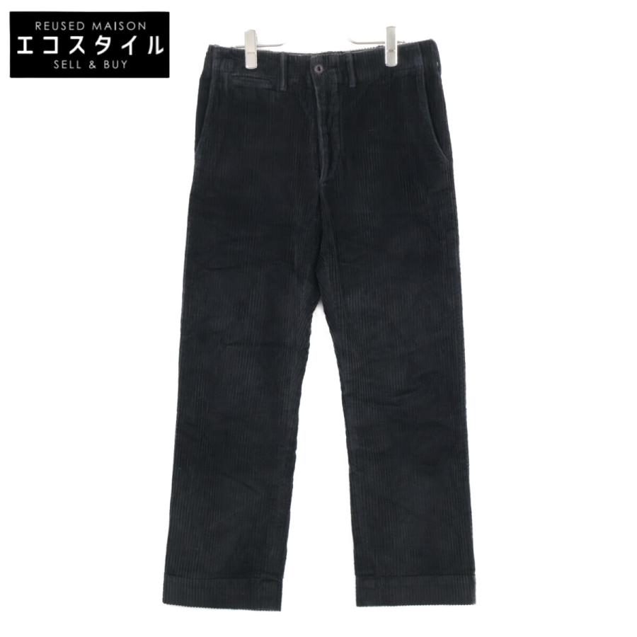 RRL ダブルアールエル 782804288001 ブラック コットン ボタンフライ 