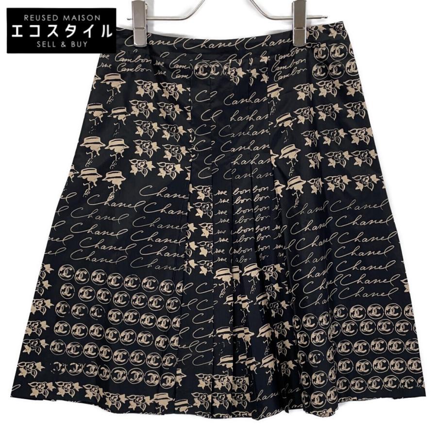 CHANEL（シャネル） P27749V17431 06C ブラック×ベージュ シルク100