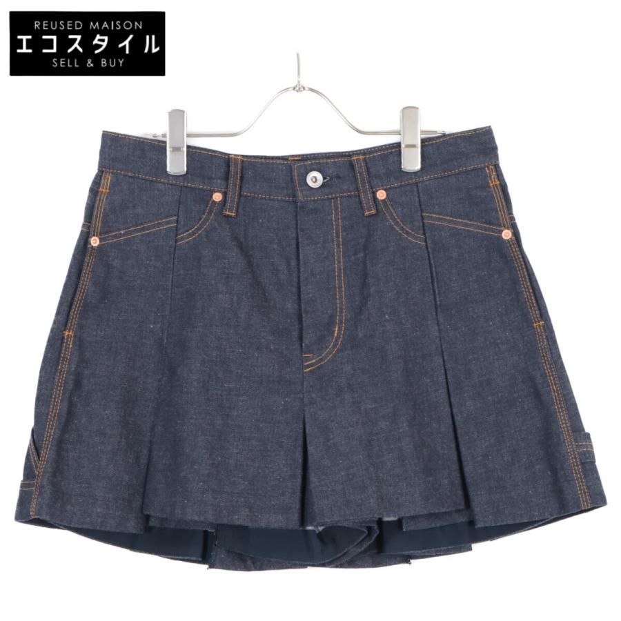 新品　sacai denim mix skirt サイズ2 25SS サカイ Sacai Denim Mix Skirt in Indigo – Hampden Clothing