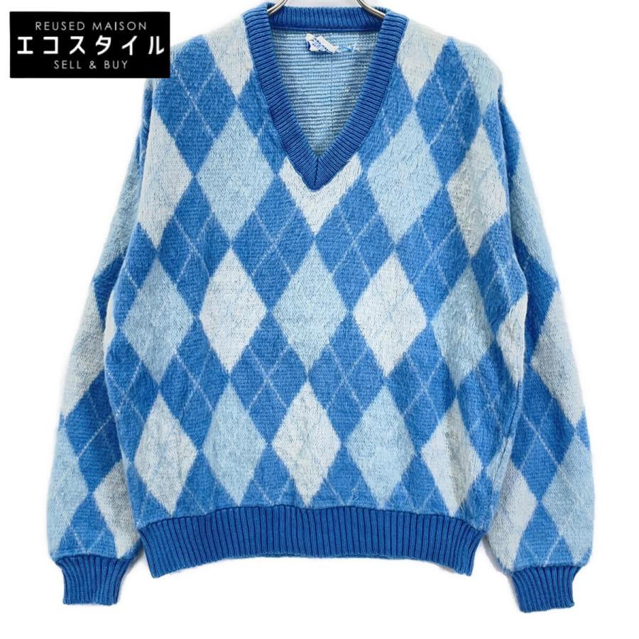 VINTAGE ヴィンテージ 【BERWICK】60'sライトブルー アーガイル モヘア