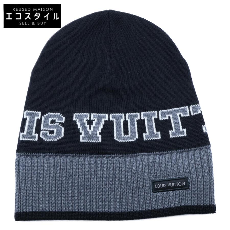 国内正規 LOUIS VUITTON ルイヴィトン M71237 ボネ・ルイ ウール ロゴ