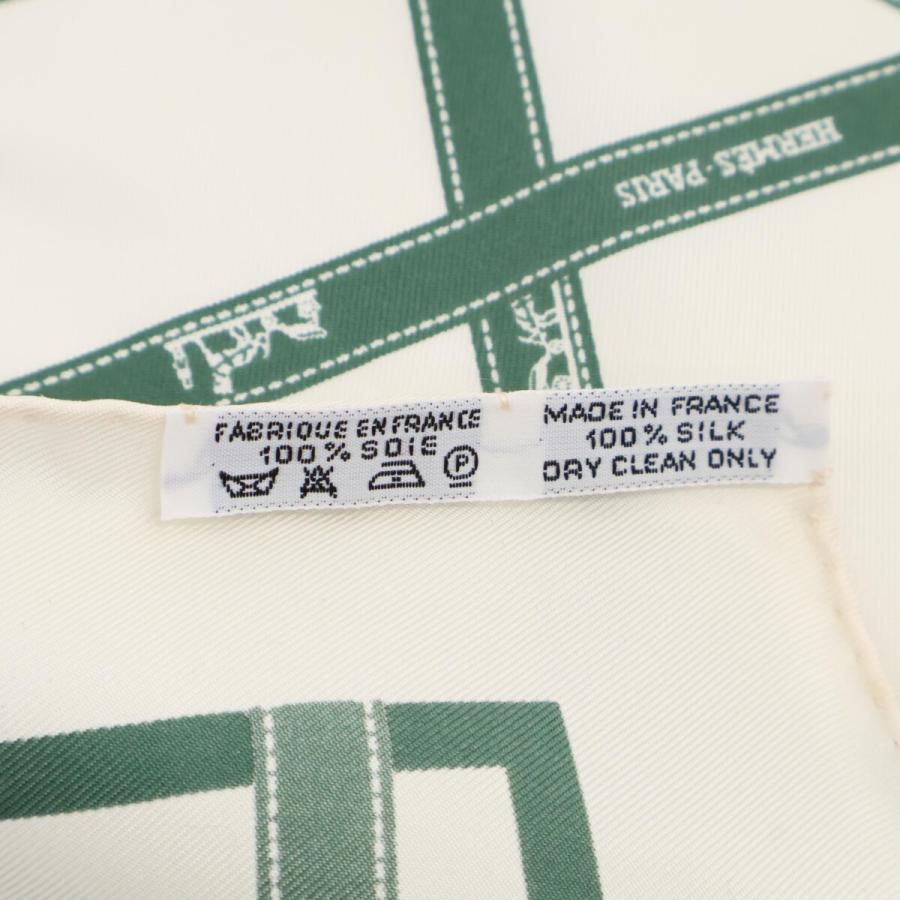 美品 HERMES エルメス ガヴロッシュ ボルデュックリボン シルク