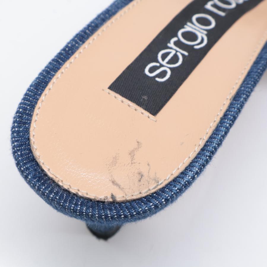Sergio rossi（セルジオロッシ） A80151 Sr1 デニム生地 ポインテッド