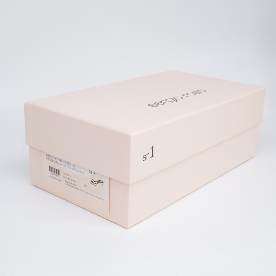 Sergio rossi（セルジオロッシ） A80151 Sr1 デニム生地 ポインテッド