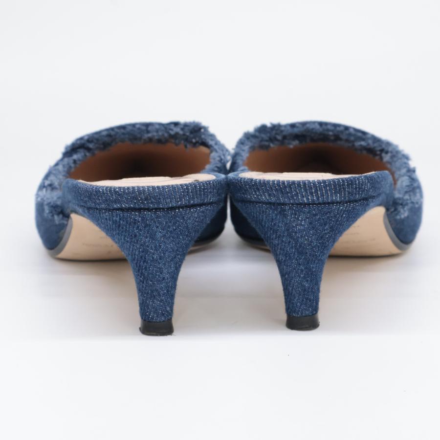 Sergio rossi（セルジオロッシ） A80151 Sr1 デニム生地 ポインテッド