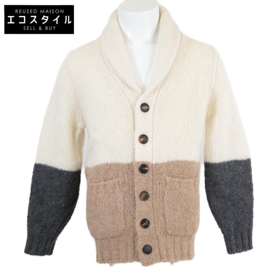 ①ブルネロクチネリ カシミヤシルク ダブルジップカーディガン ドライバーズニット 美品/正規 BRUNELLO CUCINELLI ブルネロクチネリ カシミヤ/シルク