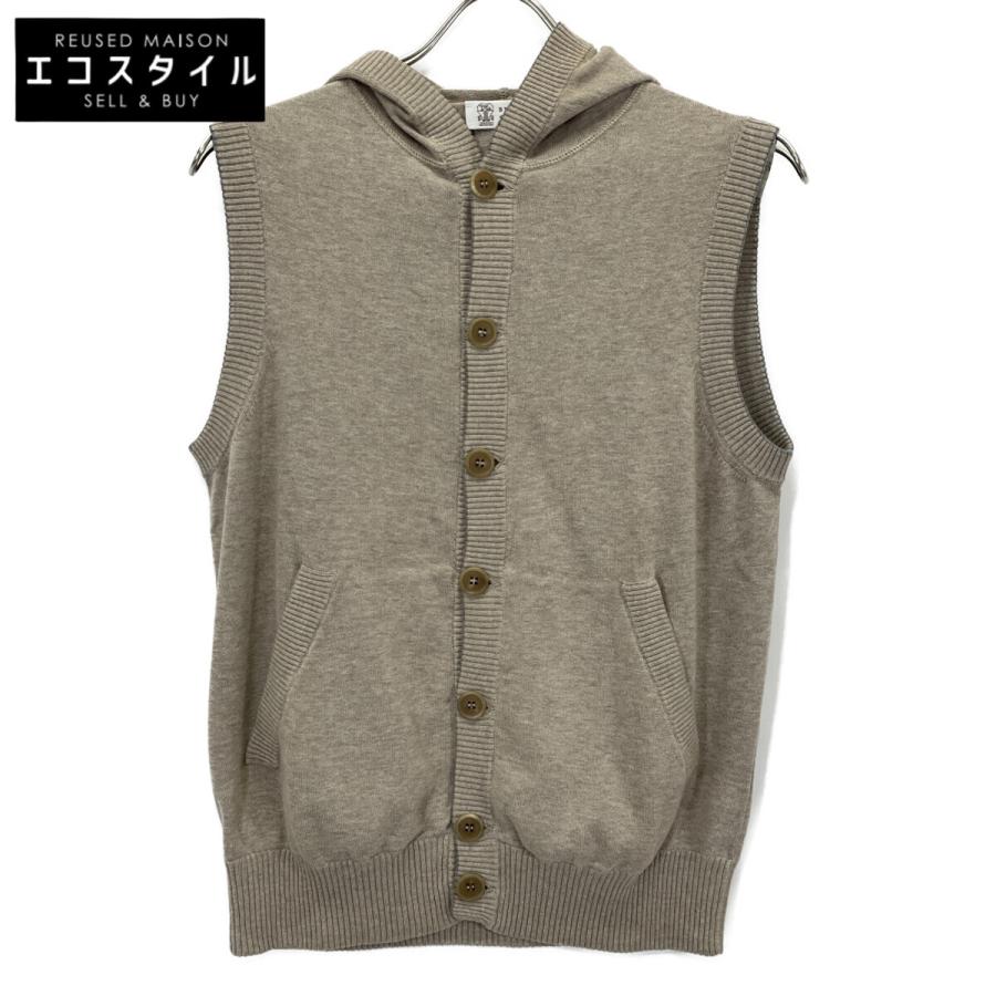 ブルネロクチネリ  セーター　ベスト⭐︎ BRUNELLO CUCINELLI ブルネロクチネリ DE92360 ベージュ コットン