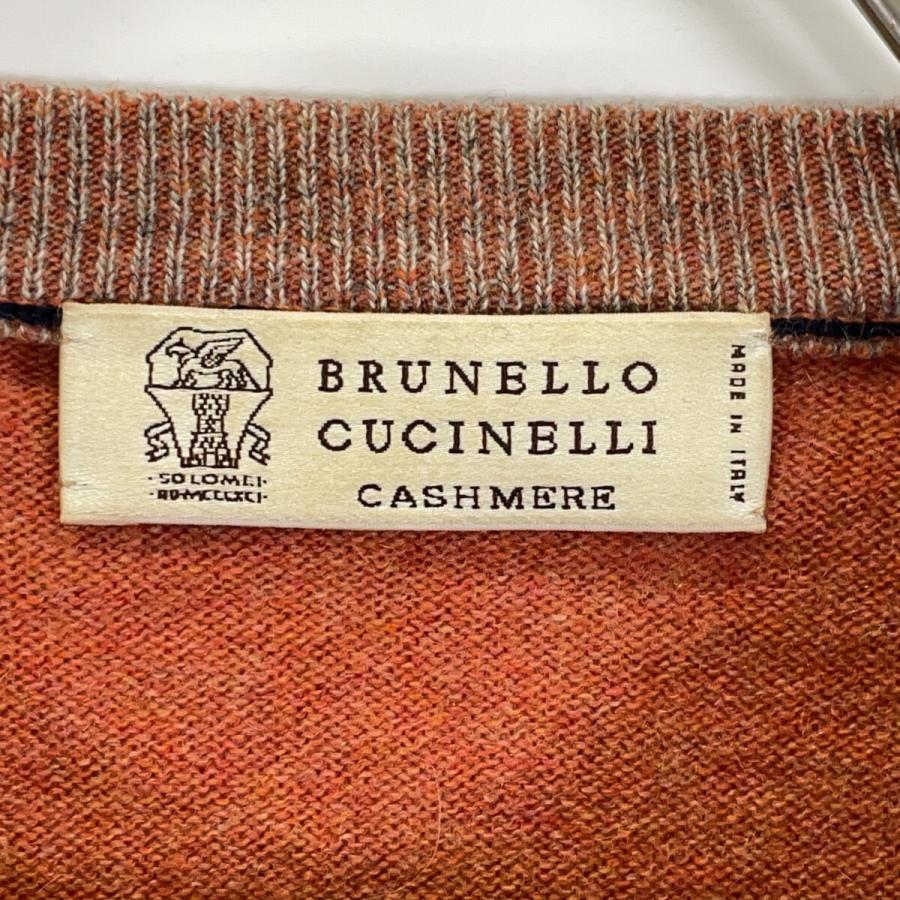 BRUNELLO CUCINELLI ブルネロクチネリ DB91327 オレンジ カシミヤ100